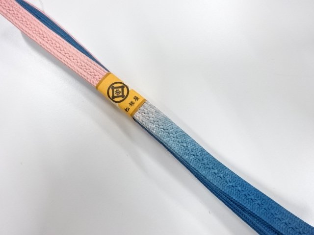 未使用品　正絹　帯留め用　手組四分紐